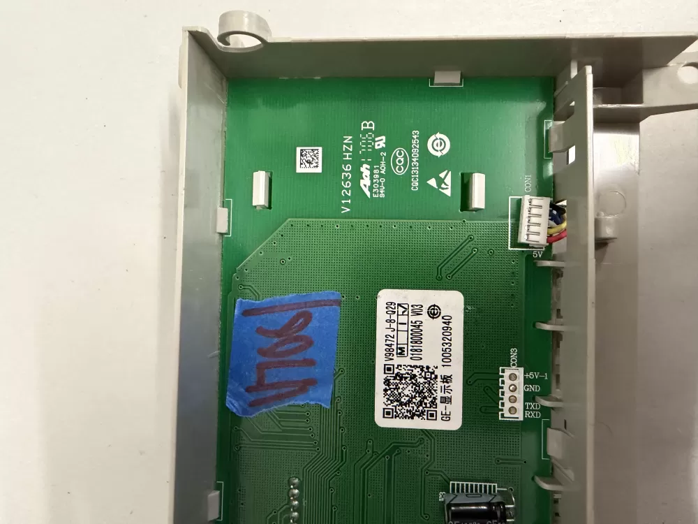 LG 1004383897 V98472-H-2-F29 0181800045 Dryer Control Panel AZ225980 | KMV706