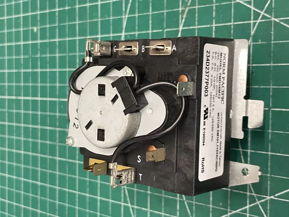 GE TMD16M12 234D2377P003 Dryer Timer AZ206040 | Wm2163