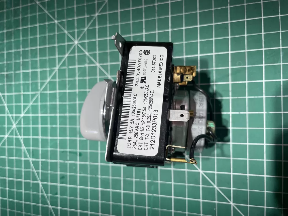 GE 212D1233P013 WE4M365 Dryer Timer