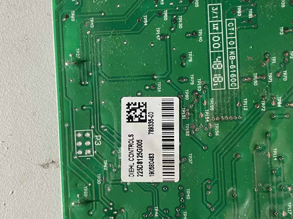 GE 225D8125G005 Wr55x31443 Refrigerator Control Board AZ40002 | Wm380