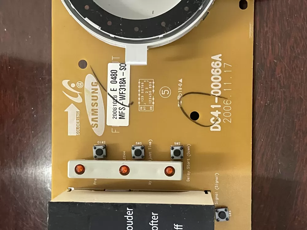 Samsung DC41-00066A Washer Control Board AZ32340 | KMV73