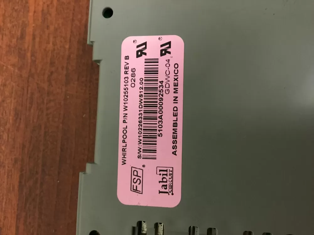Maytag AP6292098 W10250166 Dishwasher Jenn Air Control Board AZ35343 | NR243