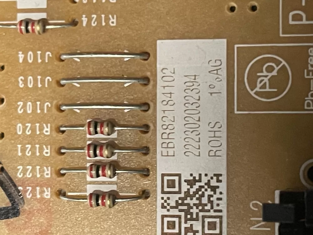 LG EBR82184102 Microwave Electronic Control Board AZ10683 | 1352