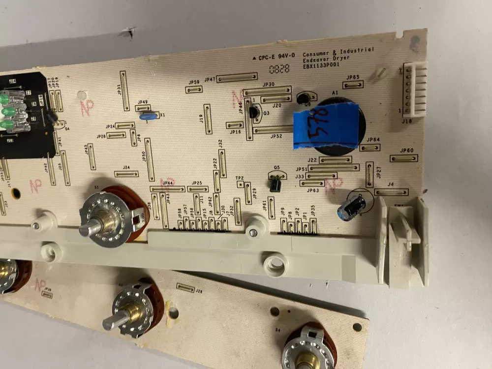 GE WE04M10004 175D5393G001 Dryer Control Board AZ231472 | BK578