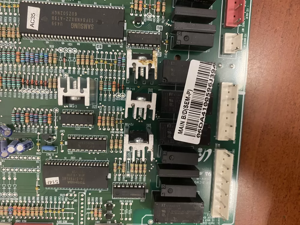 Samsung DA41 00596J Refrigerator Control Board AZ44731 | BK1764