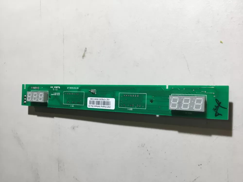 Maytag  KitchenAid  Jenn-Air  Admiral  Dacor  Kenmore WPW10207861  AP6017093  W10207861  12782203  12782203SP  12782205  12782205SP  1468995  67005397  67005400  8208269  PS11750388  MA7703782204-TH Refrigerator Control Board Temperature Display