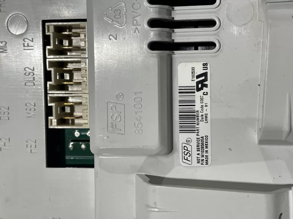 Whirlpool W10285605A PD00005466 WPW10525355 8540788 W10133558 W10133558R W10205973 W10273502 W10525355 2887298 AP5787743 PS8746390 EAP8746390 Washer Control Board