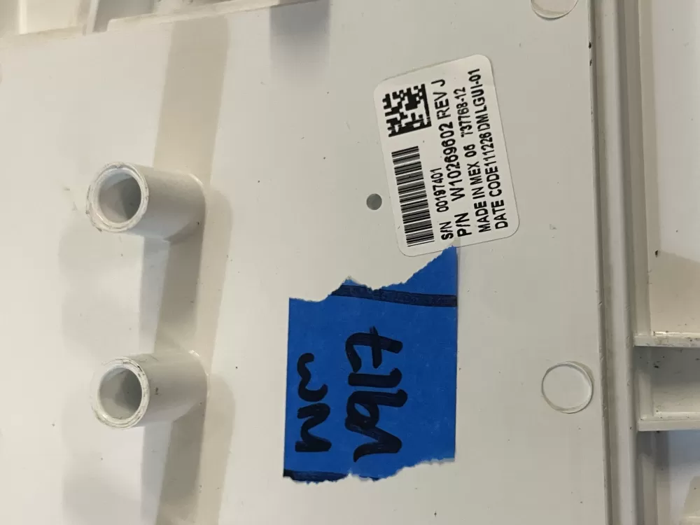 Whirlpool WPW10269602 Washer Control Board Interface AZ206920 | Wmv917
