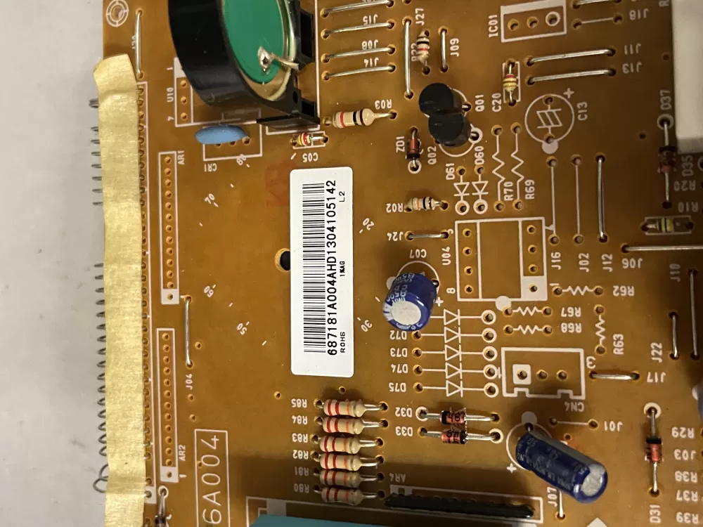 GE 687181A004A P1-6A004 Microwave Control Board AZ216086 | Wm932