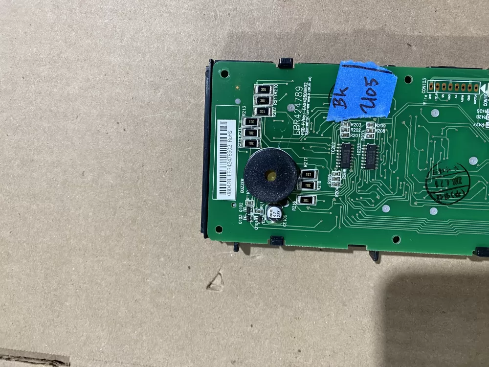 LG EBR42478902 ACQ36835905 Refrigerator Control Board AZ65301 | BK2105