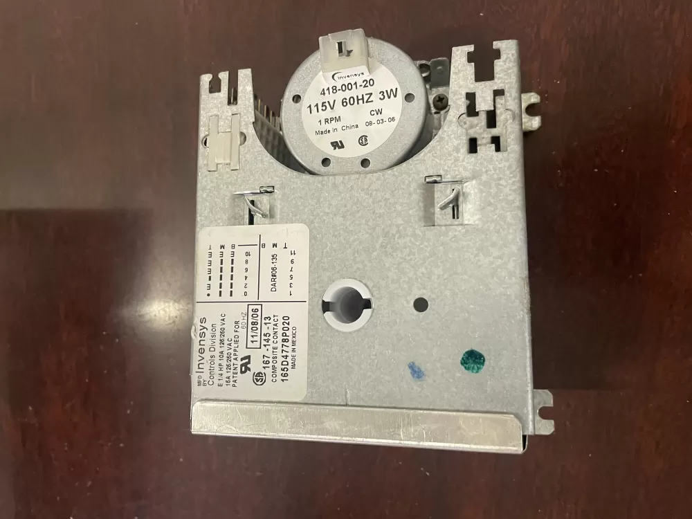 GE General Electric 165D4778P020 Dishwasher Timer AZ43536 | KM1749