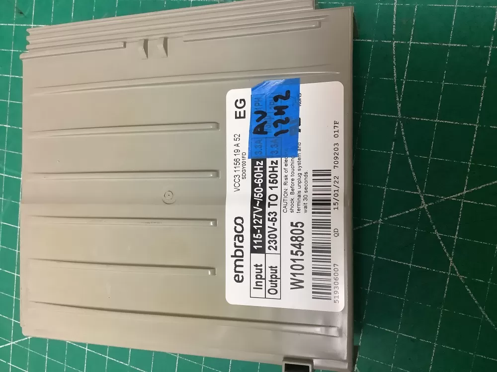 Whirlpool W10154805 Refrigerator Inverter Control Board AZ227059 | AR1242
