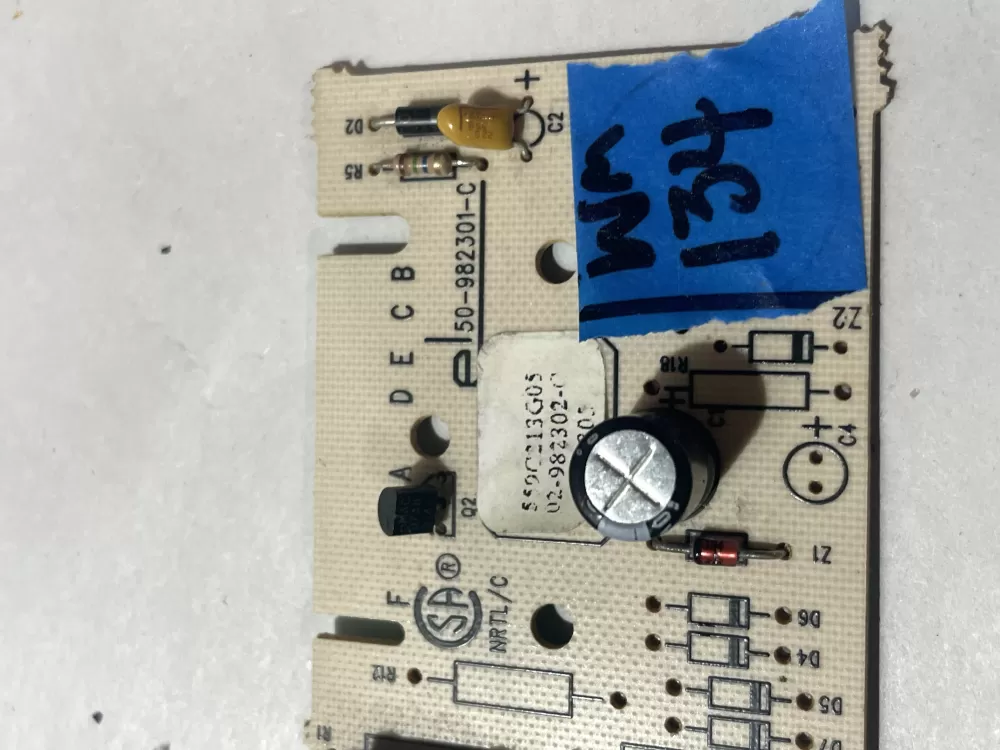 GE 559C213G05 50-982301-D 50-982301-E Dryer Control Board AZ205751 | Wm134