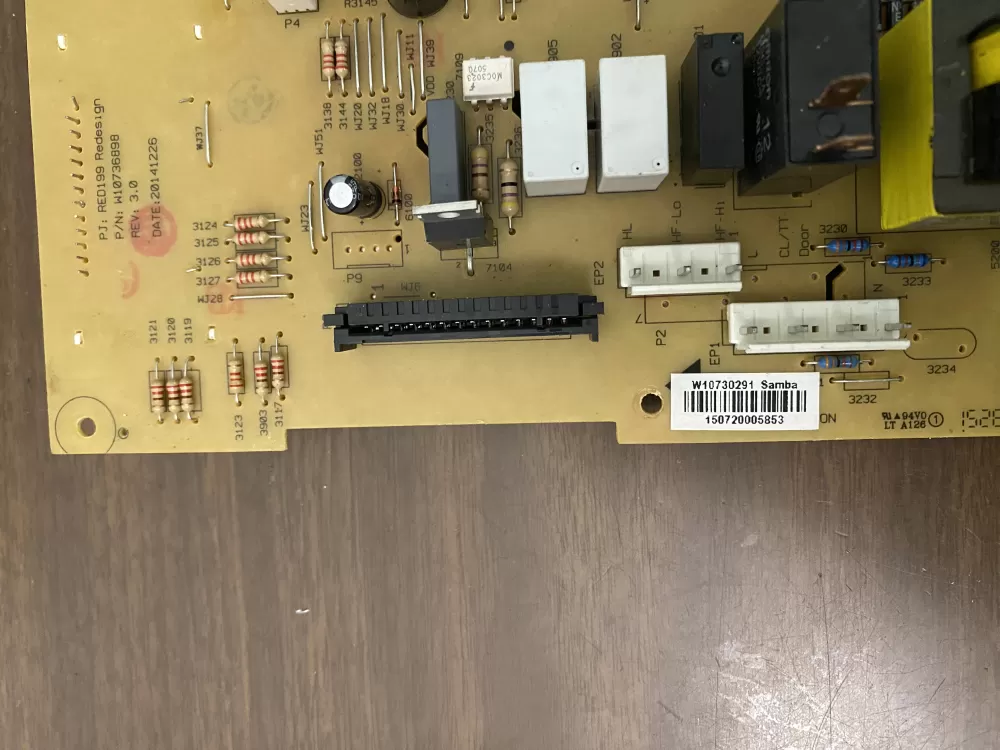 Whirlpool AP5985057 W10730291 W10810046 Microwave Control Board AZ101862 | BK707