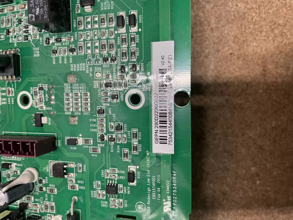 GE WH22X29556 WH18X25896 290D2226G002 Washer Control Board AZ7674 | KM1579