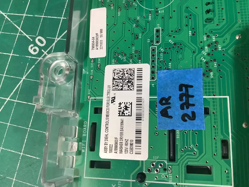 Electrolux 796904 04 Washer Control Board User Interface AZ199173 | AR2777