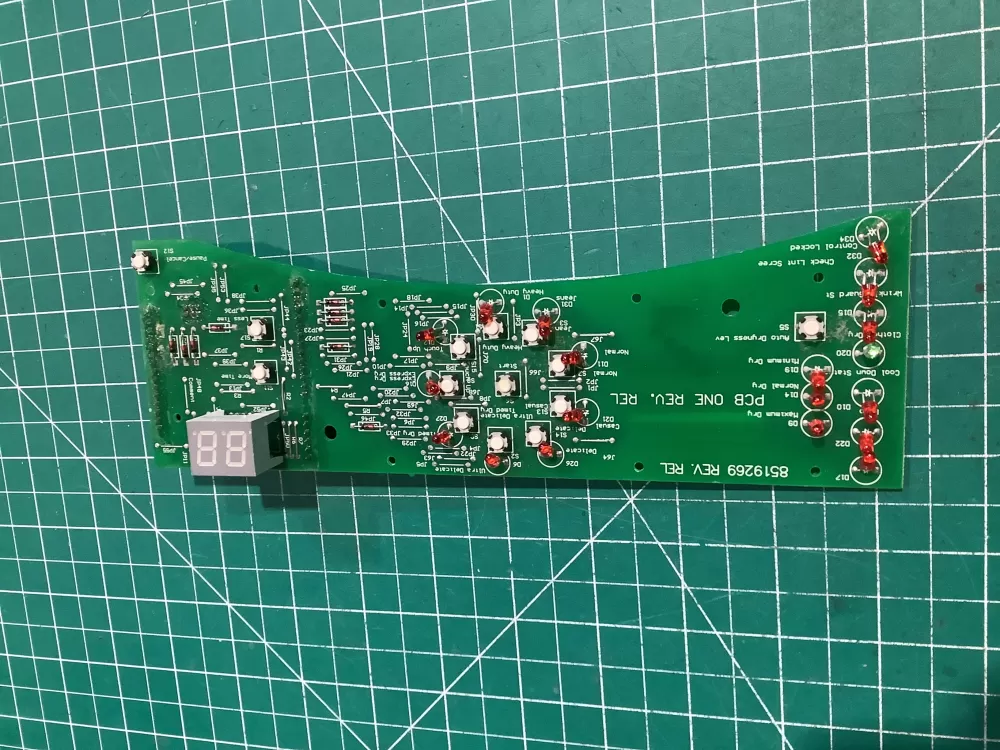 Whirlpool Kenmore 8519269 Dryer Control Board Rev AZ165675 | NR2554