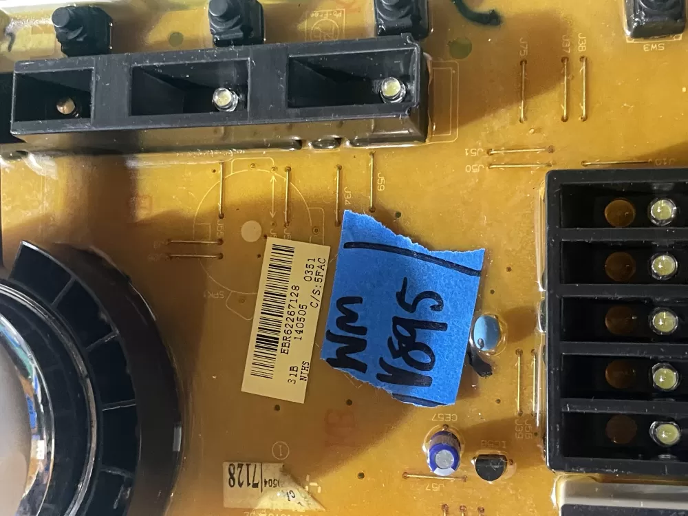 LG EBR62267115 EBR62267118 EBR62267128 Washer Control Board AZ197500 | Wmv895