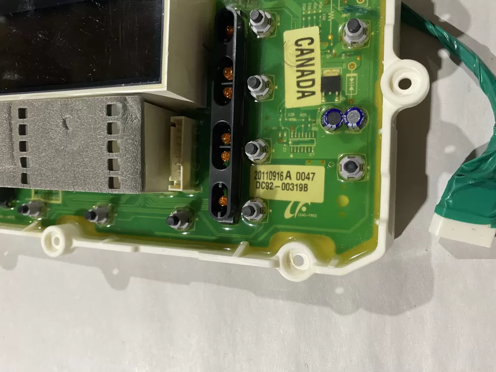 Samsung DC92-00319B Washer User Interface Control Board AZ186325 | BK2726