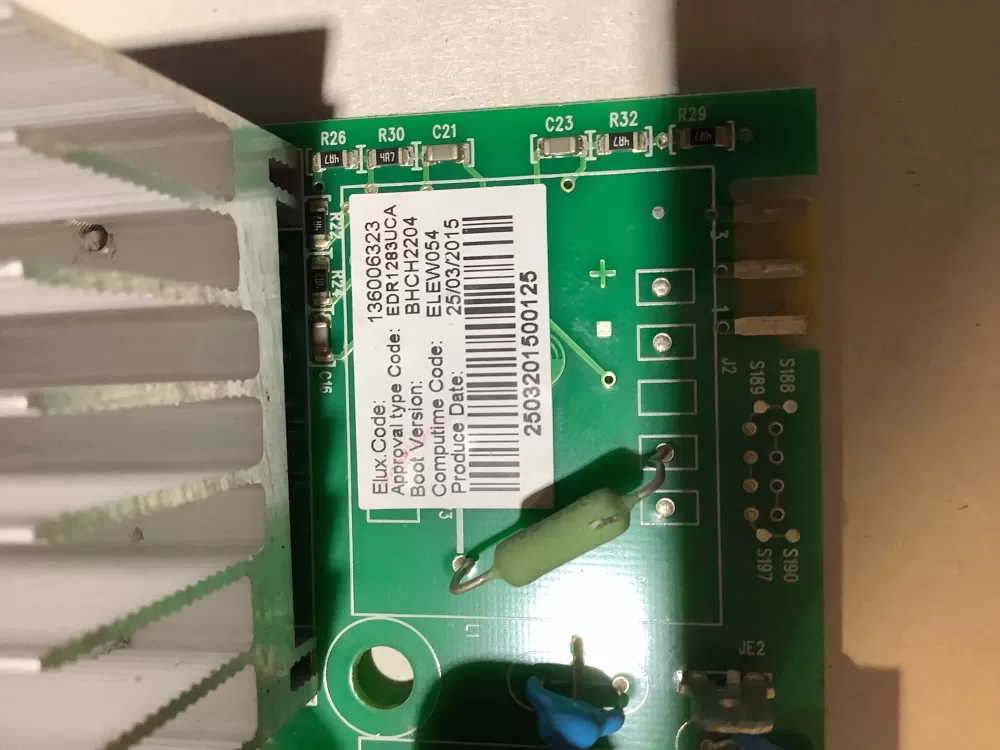 Electrolux ELEW054 136006323 Dryer Control Board AZ127942 | ZCV733