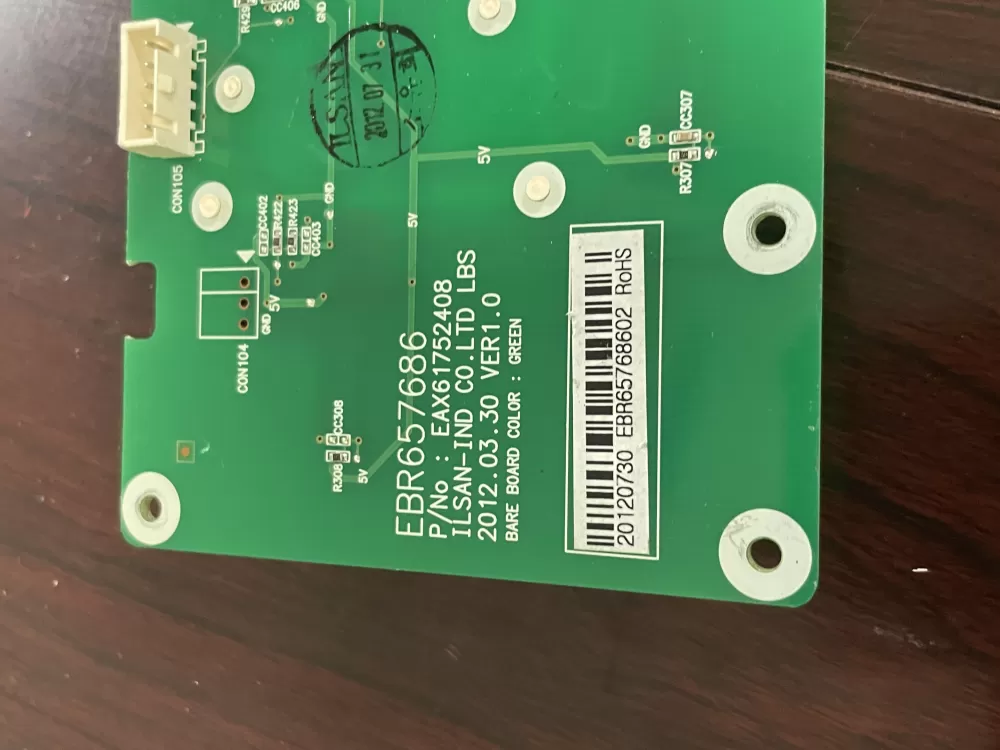 Kenmore EBR65768602 Refrigerator Display Control Board AZ90111 | Wm2001