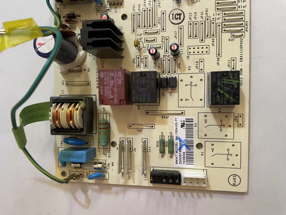 GE EBX1110P002 200D49742G004 WR55X10996 Fridge Control Board AZ143587 | KM2413