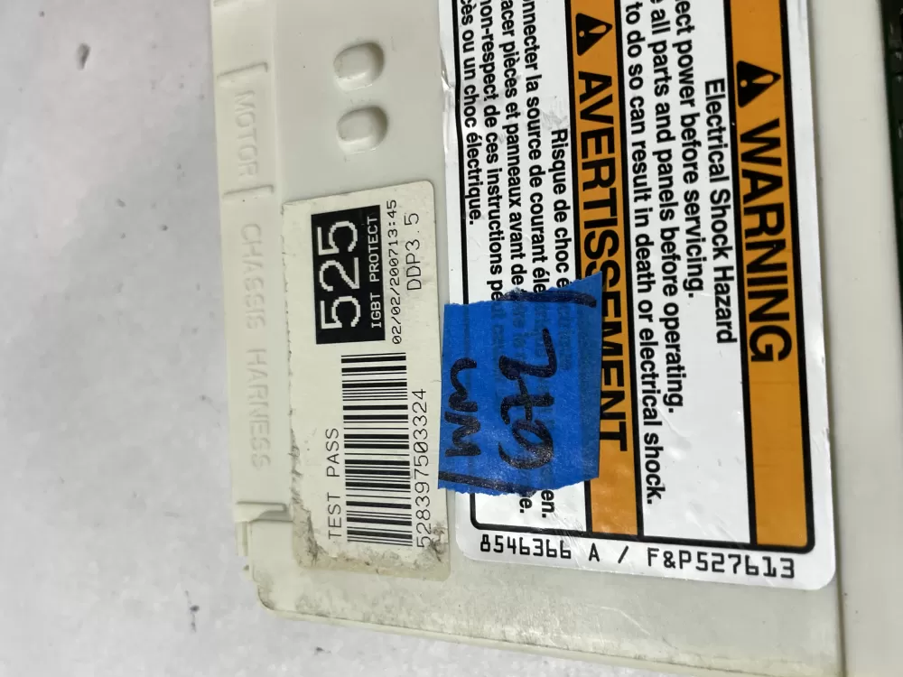 Fisher & Paykel dishwasher control board. 5283975033 AZ205429 | Wm672