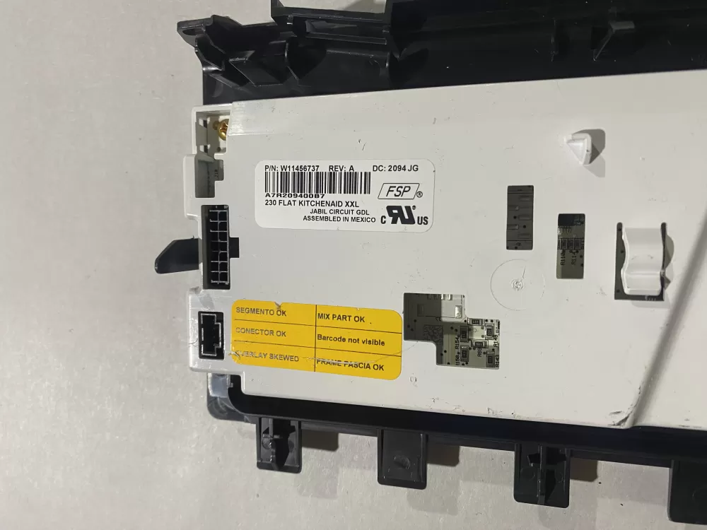 KitchenAid W11456737 Refrigerator Display Control Board AZ191970 | BK2125