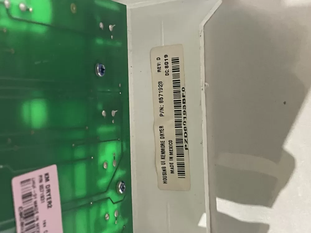 Whirlpool Kenmore 8571931 Dryer Control Board Rev AZ198217 | KMV850