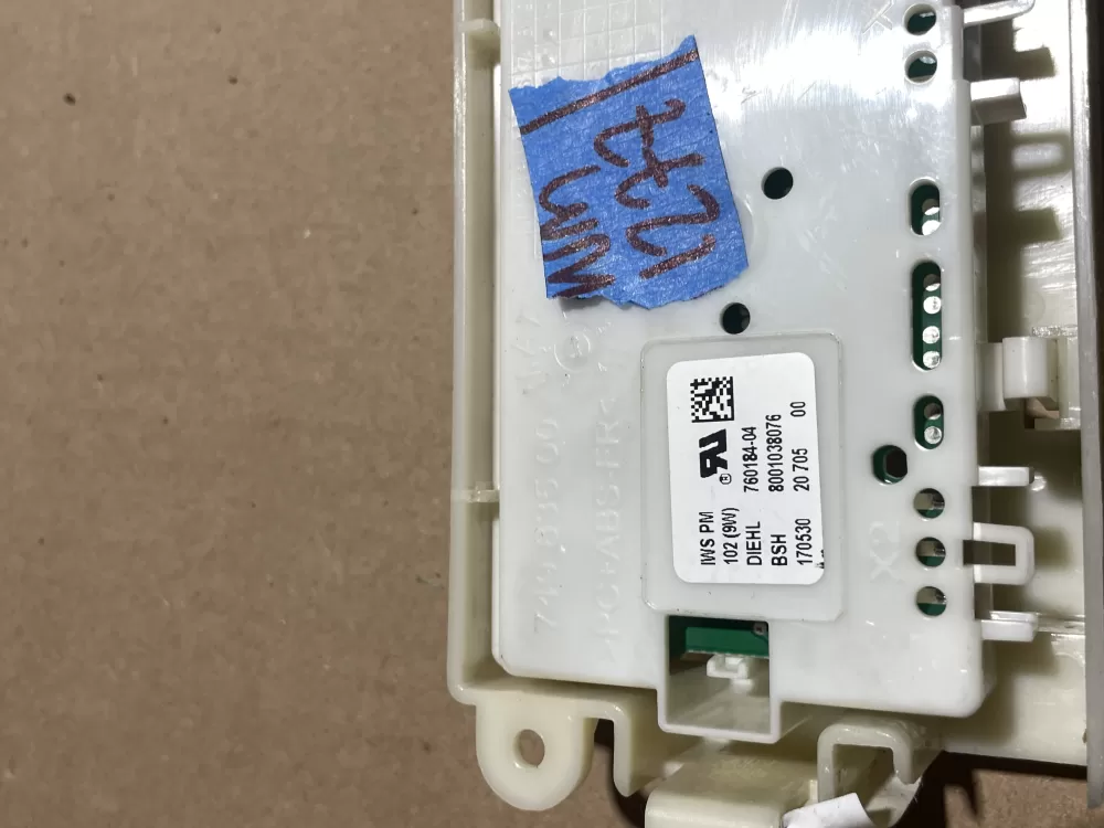 Bosch Thermador 8001038076 Refrigerator Control Board  AZ63407 | 1277