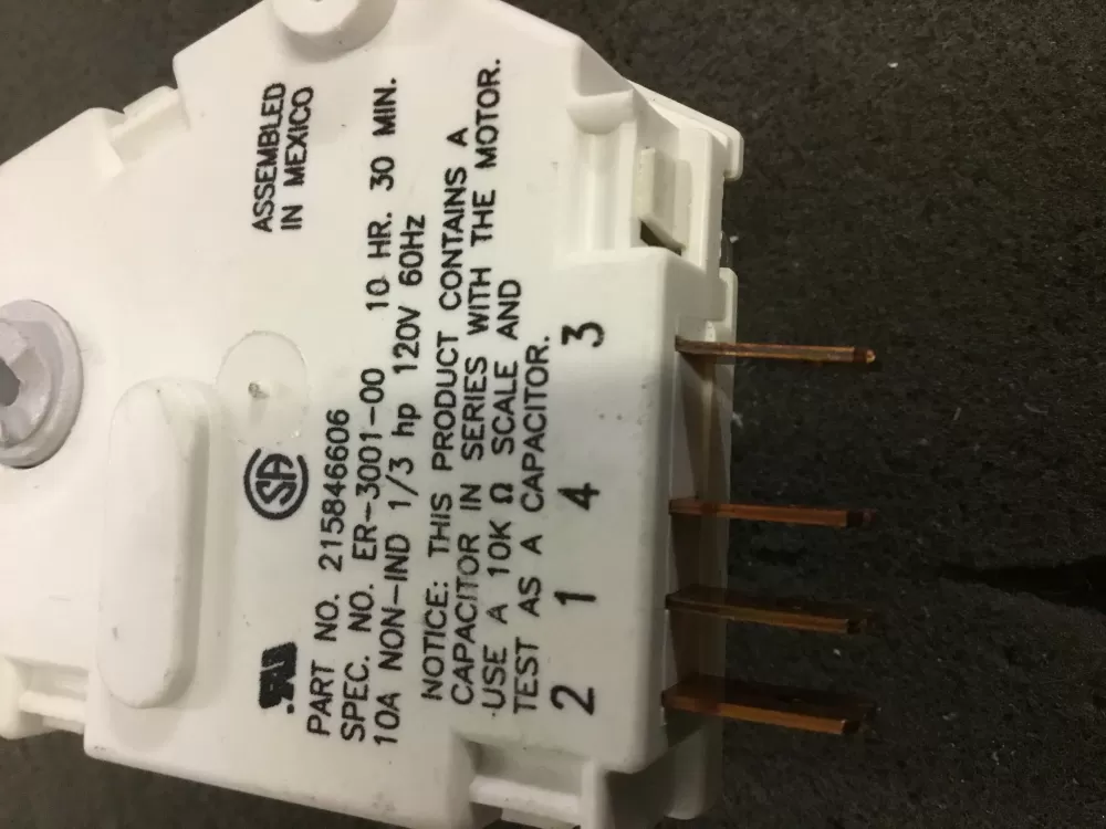 Frigidaire Kenmore AP2111929 12762 Refrigerator Defrost Timer  AZ91450 | NR1255