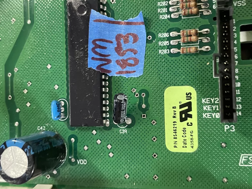 Whirlpool WP8546219 Dryer Control Board AZ53804 | Wm1853