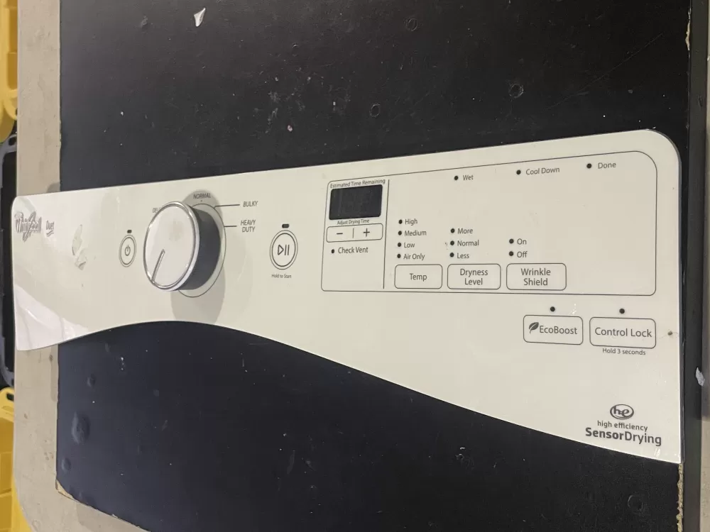 Whirlpool W10639903 Dryer Control Board Panel