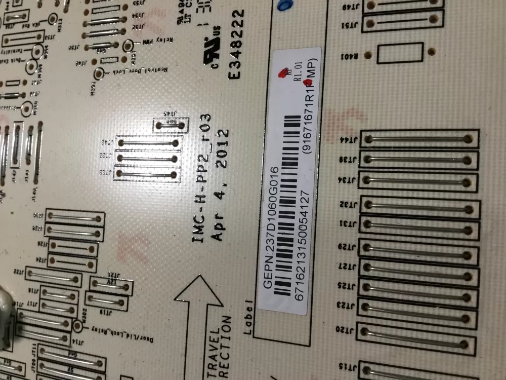 GE 237D1395G011 237D1122G001 237D1060G011 Washer Control Board AZ98167 | NR225