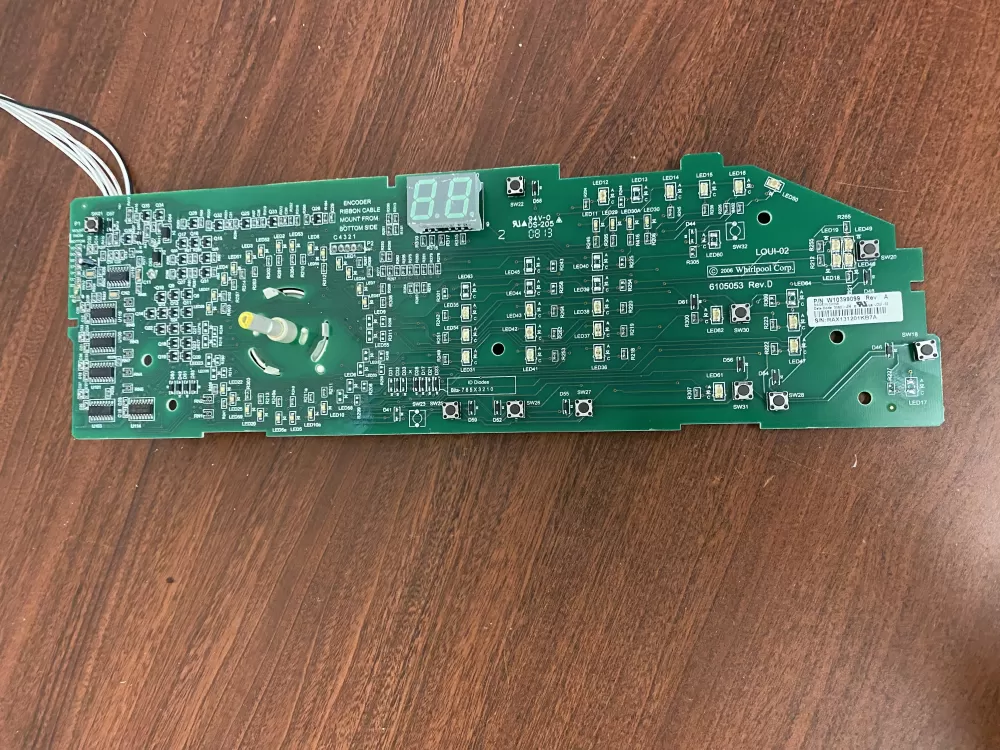 Whirlpool W10399099 Washer Control Board