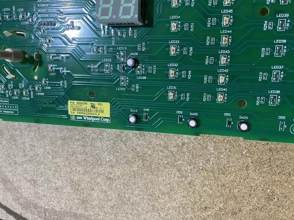 Kenmore 8564396 8564400 WP8564396 Dryer Control Board AZ67214 | BK1300