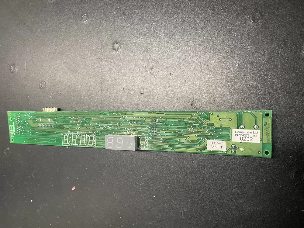 GE 197D4276G232 Refrigerator Display Control Board
