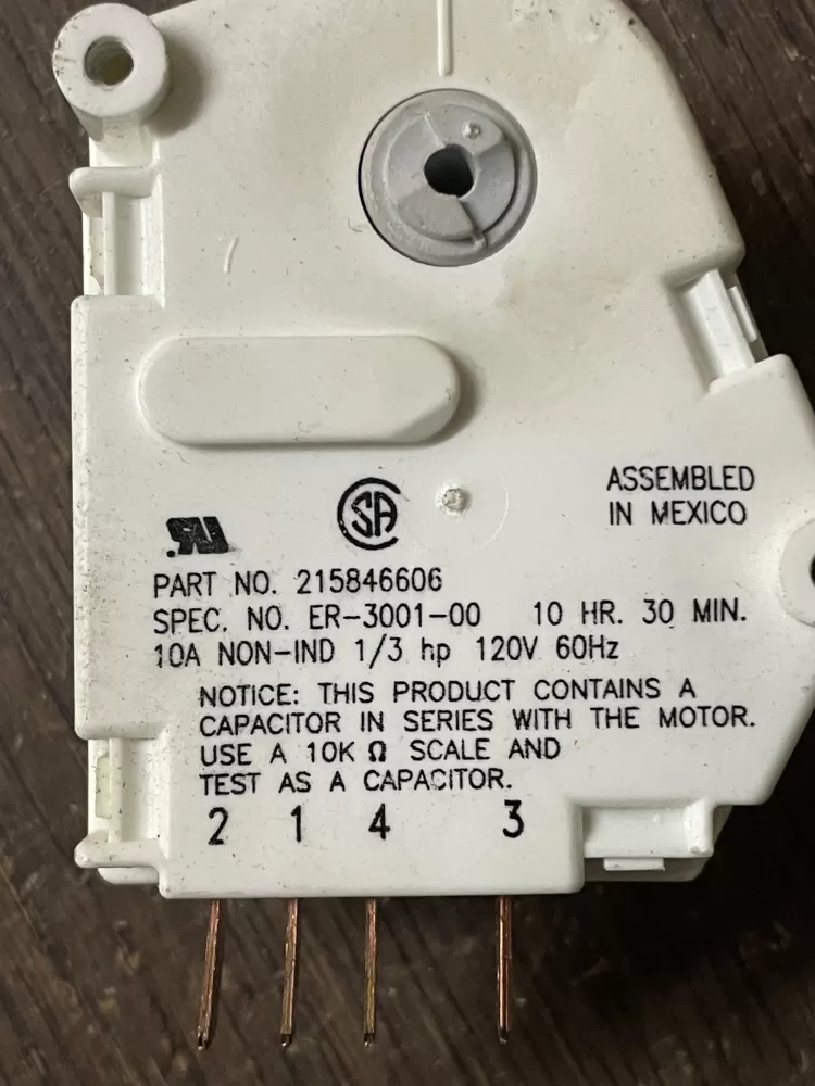 Frigidaire Kenmore AP2111929 12762 Refrigerator Defrost Timer AZ43557 | Wm1446