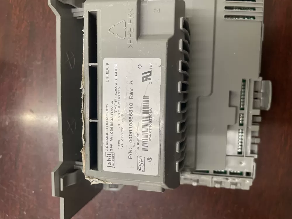 Whirlpool Maytag 400010366810 006 Washer AAWCB Control Board AZ34118 | KM1698
