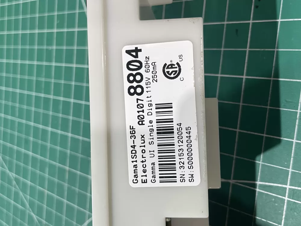 Frigidaire A01078804 242207704 Refrigerator UI Control Board AZ195265 | Wm252