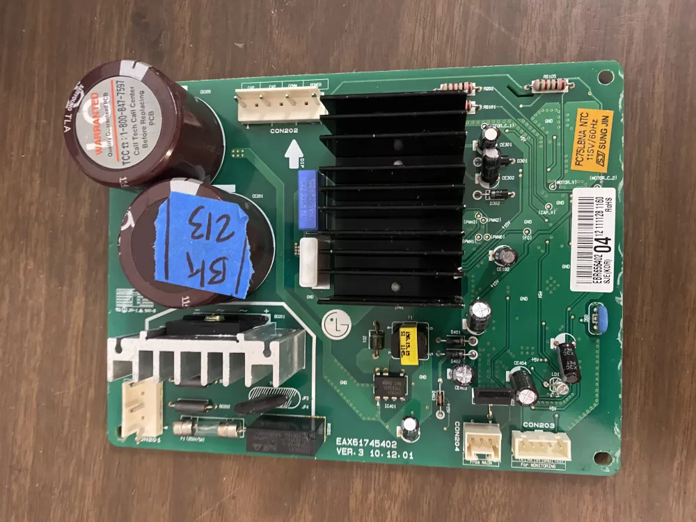 LG Kenmore AP5604149 EBR65640204 Refrigerator Control Board AZ31215 | BK213