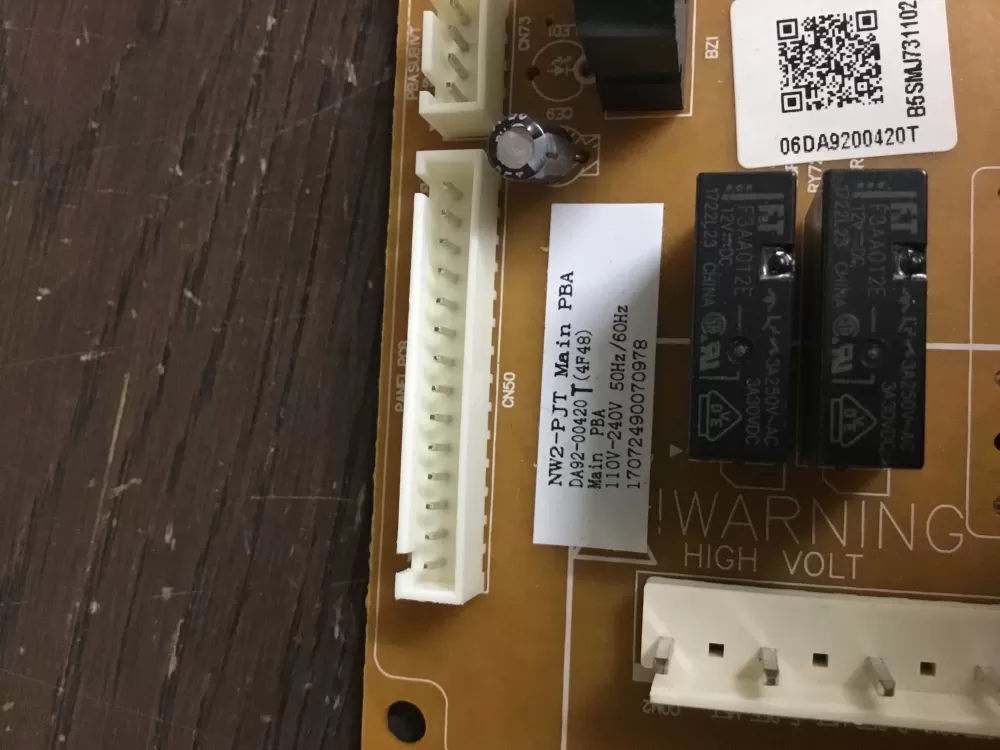 Samsung DA92 00420T DA9200420T Refrigerator Control Board AZ21560 | NR105