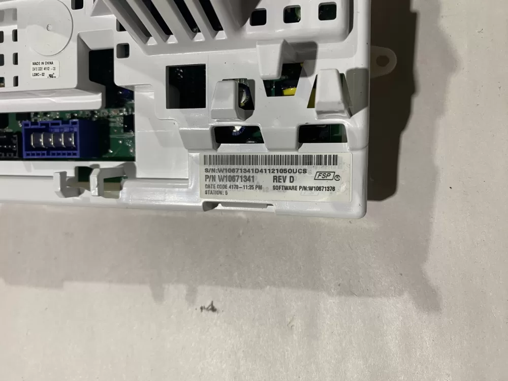 Whirlpool W10671341 Washer Control Board AZ134651 | BK1846