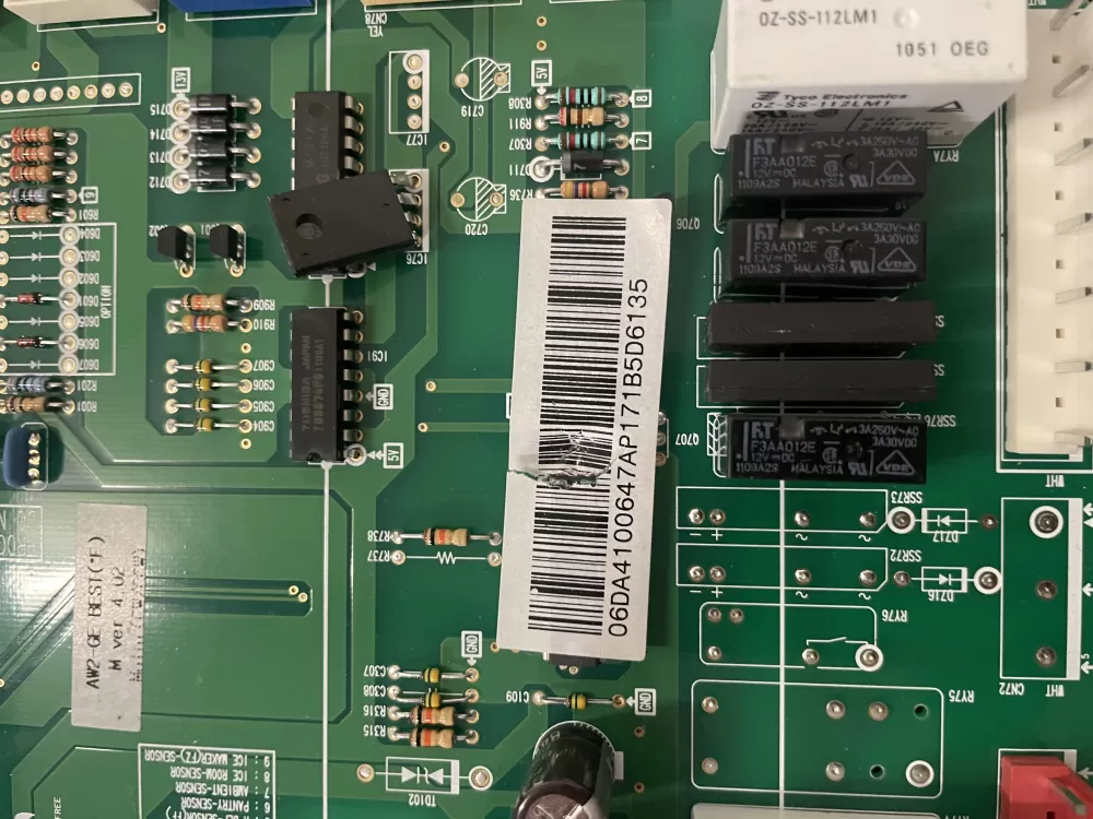 Samsung DA41-00647A Refrigerator Control Board AZ47762 | KMV365