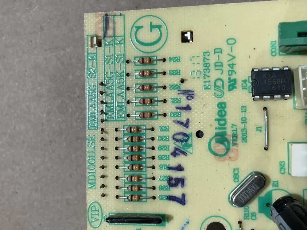 GE WB27X21308 Microwave Logic Control Board PCB ASM AZ84713 | Wm8