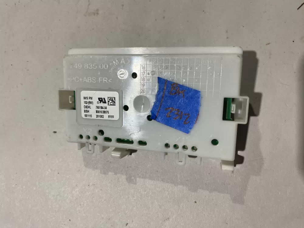 Bosch Thermador 8001038076 Refrigerator Control Board  AZ128115 | BK2312