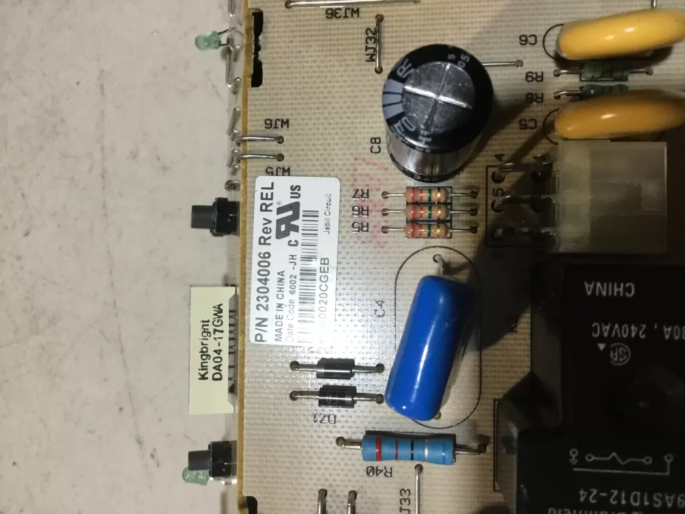 KitchenAid Whirlpool 8201672 2252195 Refrigerator Control Board AZ49201 | NR1802