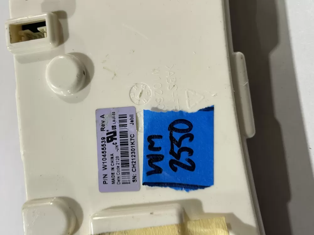 Whirlpool W10455539 W10388393 Washer Control Board Interface AZ165359 | Wm2550