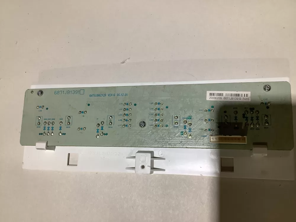 LG  Kenmore 6871JB1391B Refrigerator Control Board