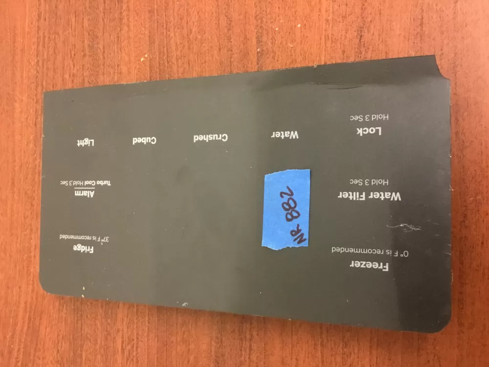 GE WR55X29472 225D8125G004 Refrigerator Control Panel AZ31363 | NR882